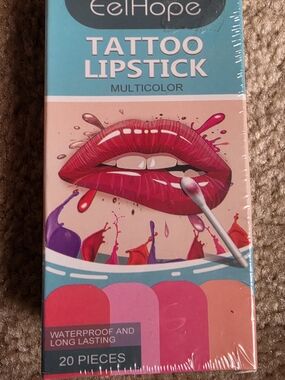 Multicolor Tattoo Lipstick – 20 Piece $7 NWT